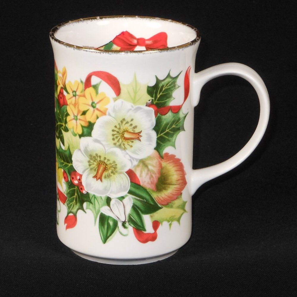 Beautiful floral coffee mug. St George china of UK